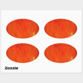 Sticker Ovale Ombres Adobe (Feuille)