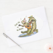 Sticker Ovale On da Bayou (Enveloppe)