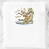 Sticker Ovale On da Bayou (Sac)