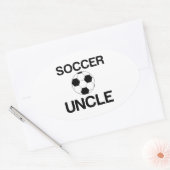 STICKER OVALE ONCLE DE SOCCER (Enveloppe)
