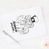 Sticker Ovale Oncle Sam (Enveloppe)