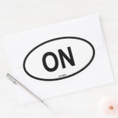 Sticker Ovale Ontario "ON" (Enveloppe)
