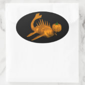 Sticker Ovale Orange Seadragon (Sac)