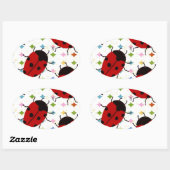STICKER OVALE ORDINATEURS PORTABLES (Feuille)