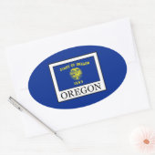 Sticker Ovale Oregon (Enveloppe)