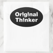 Sticker Ovale Original Thinker (Sac)