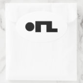 Sticker Ovale ORZ Emoticon Kaomoji Emoji (Sac)