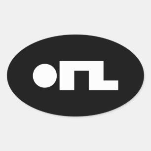 Sticker Ovale ORZ Emoticon Kaomoji Emoji