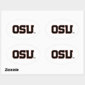 STICKER OVALE OSU (Feuille)