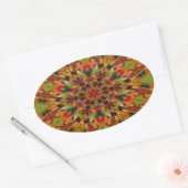 Sticker Ovale Ours de gomme Astral (Enveloppe)