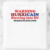 Sticker Ovale Oval de l'ouragan (Sac)