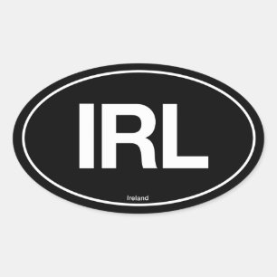 Sticker Ovale Oval d'Irlande