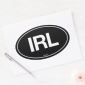 Sticker Ovale Oval d'Irlande (Enveloppe)