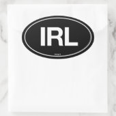Sticker Ovale Oval d'Irlande (Sac)