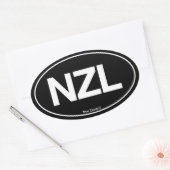 Sticker Ovale Oval néo-zélandais (Enveloppe)