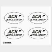Sticker Ovale Ovale ACK (Feuille)