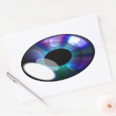 Sticker Ovale Ovales brillants oculaires (Enveloppe)