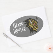 Sticker Ovale Ozark Howler (Enveloppe)