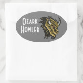Sticker Ovale Ozark Howler (Sac)