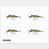 Sticker Ovale Paddle (Feuille)