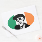 Sticker Ovale Paddy Pogue en plastique Petite fenêtre Oval (Enveloppe)