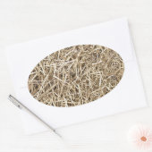 Sticker Ovale Paille (Enveloppe)