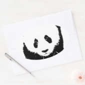 Sticker Ovale Panda (Enveloppe)
