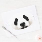 Sticker Ovale Panda (Enveloppe)