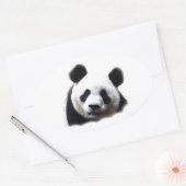 Sticker Ovale Panda (Enveloppe)