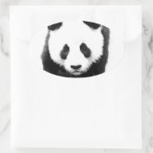Sticker ovale Panda Face (Sac)