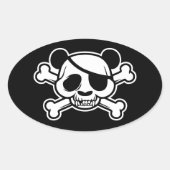 Sticker Ovale Pandas de Pandazance (Devant)