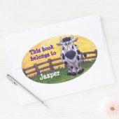 Sticker Ovale Papeterie (Enveloppe)