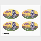 Sticker Ovale Papeterie (Feuille)