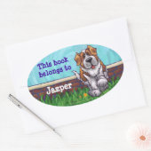 Sticker Ovale Papeterie St. Bernard (Enveloppe)