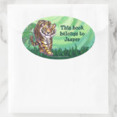 Sticker Ovale Papeterie Tiger (Sac)