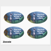 Sticker Ovale Papier Donkey (Feuille)