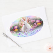 Sticker Ovale Pâques (Enveloppe)