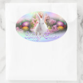 Sticker Ovale Pâques (Sac)