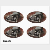 STICKER OVALE PAQUET 1937 (Feuille)