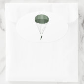 Sticker Ovale Parachutiste (Sac)