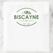 Sticker Ovale Parc national de Biscayne (Sac)