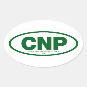 Sticker Ovale Parc national de Canyonlands