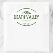 Sticker Ovale Parc national de Death Valley (Sac)