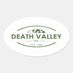 Sticker Ovale Parc national de Death Valley