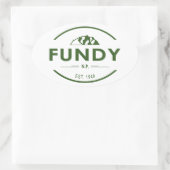 Sticker Ovale Parc national de Fundy (Sac)