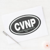 Sticker Ovale Parc national de la vallée de Cuyahoga (Enveloppe)