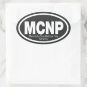 Sticker Ovale Parc national de Mammoth Cave (Sac)