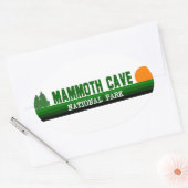 Sticker Ovale Parc national de Mammoth Cave (Enveloppe)