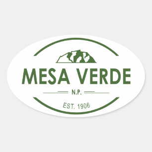 Sticker Ovale Parc national de Mesa Verde