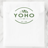 Sticker Ovale Parc national de Yoho (Sac)